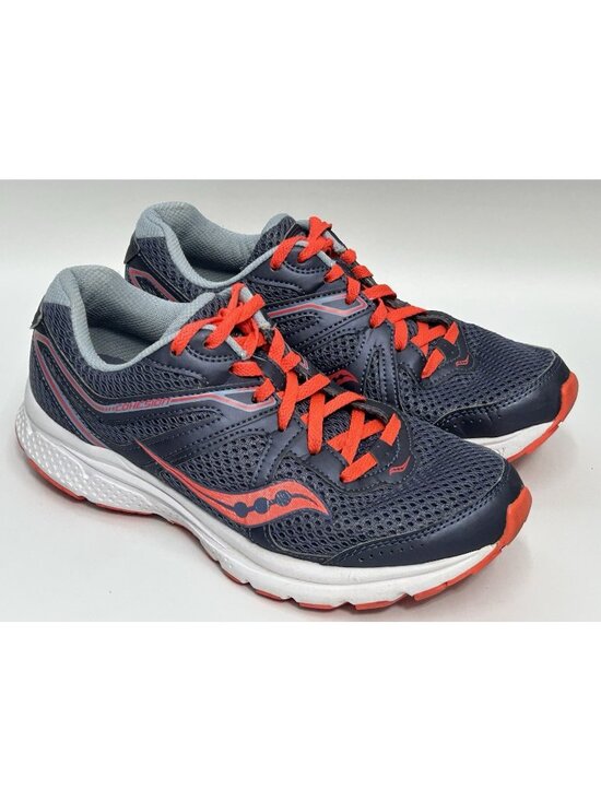 Saucony Shoes - Saucony Cohesion 11 Running Shoe’s Women’s Size 8W Wide Width Grey Orange